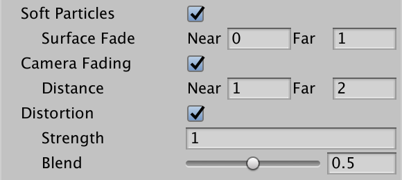 Additional Particle options