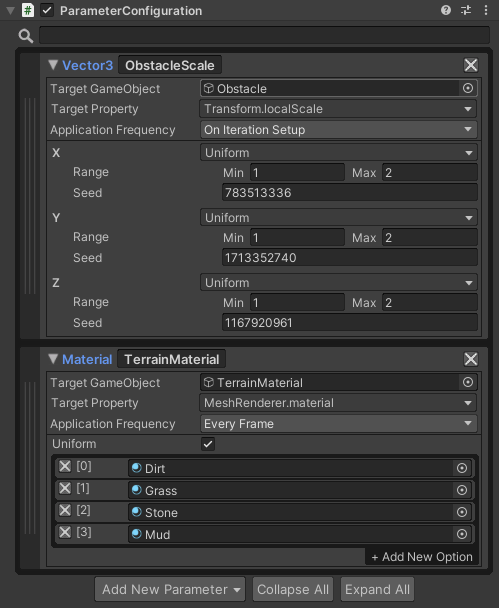 Example Parameters