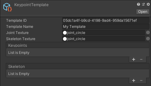 Header section of the keypoint template