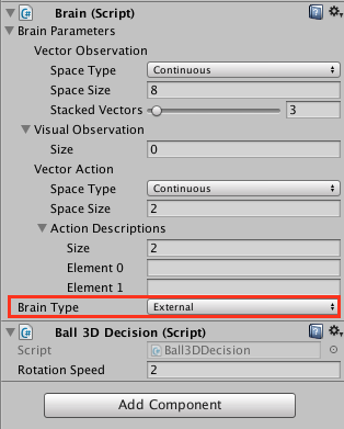 将 Brain 设置为 External